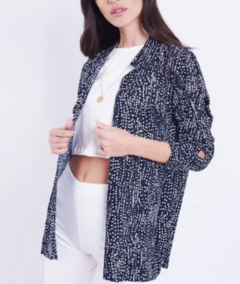 Camisa De Fibrana Lunares