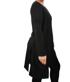 Imagen de Cardigan Lanilla Con Tachas Y Bordado Corazon En Espalda