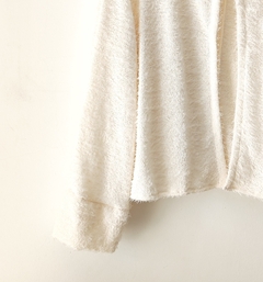 Sweater Saquito Lanilla Crema en internet