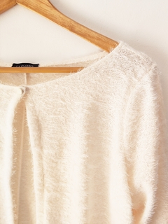 Sweater Saquito Lanilla Crema - comprar online