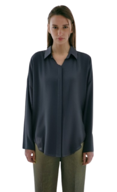 Camisa Amplia Espalda Abierta Con Tiras Para Ajustar - comprar online