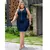 Vestido Jeans Lycra Plus Size - Gudinne Moda Feminina