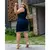 Vestido Jeans Lycra Plus Size - loja online