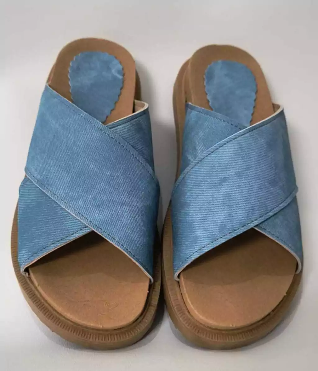 Sandalias cruzadas de Jean - Bajas -