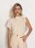 Blusa Franzido Assimétrico