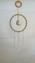 Suncatcher Pingente Lua Dourada