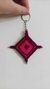 Chaveiro Mandala Palito 4 pontas - Pink - comprar online