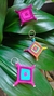 Chaveiro Mandala Palito 4 pontas - Pink - Sou Leoa Shop