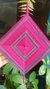 Mandala Palito 4 pontas Média - Pink 2 na internet