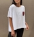 Remera LAVANDA corazón bordó y marron