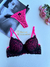 Conjunto Zoe Rosa neon/preto - comprar online
