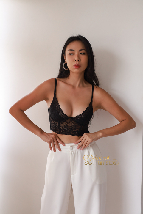 Cropped Diva - Preto