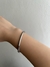 Brazalete aro plateado