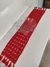 Caminho de Mesa em Crochê Vermelho com Franjas – 1,30m