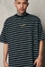 CAMISETA LISTRADA "CORPORATION" BLACK - comprar online