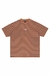 CAMISETA LISTRADA "LOGO" RUST-NAVY