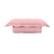 KIT COLCHA PLUME ROSA CRISTAL SOLTEIRO 2,40 X1,60M