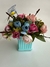 Arranjo de Flores de Camélia - Tiffany com Beija Flor - comprar online