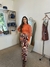 SAIA CROPPED TULE ESTAMPA MORMACO