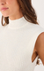 BLUSA TRICOT GOLA ALTA OFF GRAO - comprar online