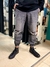 Jean Gris con roturas Y puño - comprar online