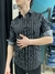 camisa rayada entallada elastizada - comprar online
