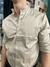 camisa cuello mao entallada elastizada en internet
