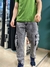 jean gris lavado cargo - comprar online