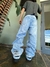 jean baggy lavado celeste - comprar online