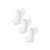 3 PARES DE MEIA BRANCA