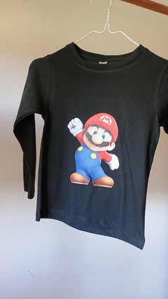 Remera Manga larga MARIO BROSS - comprar online