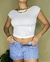 Cropped Icaraí - off white - loja online