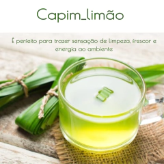 Difusor de Aromas Capim Limão - Melt the Candle