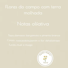 Vela Aromática Flores do Campo com Terra Molhada 2OOg - comprar online