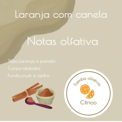 Vela Aromática Laranja com Canela 100g - comprar online