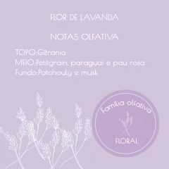 Vela Aromática Flor de Lavanda 200g - comprar online