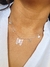 Colar Medalhas e Borboleta