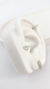 Piercing coração vazado - comprar online