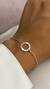 Pulseira círculo vazado ondulado - Class Pratas