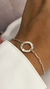 Pulseira círculo vazado ondulado - comprar online