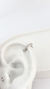 Piercing cravejado haste