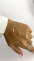 Pulseira coração vazado com pingente menino e zircônia - comprar online