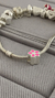 Berloque separador flor rosa - comprar online