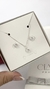 Conjunto zircônia redonda cristal 6mm - comprar online