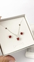 Conjunto zircônia coração cherry - comprar online