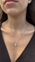 Conjunto coração zircônia cristal - loja online