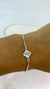 Pulseira trevo com vinco - loja online