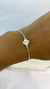 Pulseira trevo com vinco - comprar online