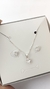 Conjunto coração zircônia cristal - comprar online