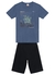 Conjunto infantil menino com estampa urbana Brandili